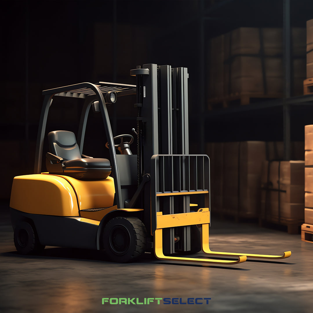 featured image of the blog titled "Maximizing Efficiency with Forklifts in Small Warehouses"