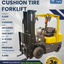 2000 TCM 5K CUSHION TIRE FORKLIFT