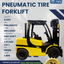 2012 YALE 8K PNEUMATIC TIRE FORKLIFT