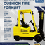 2005 HYSTER 5K CUSHION TIRE FORKLIFT