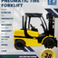 2012 YALE 8K PNEUMATIC TIRE FORKLIFT