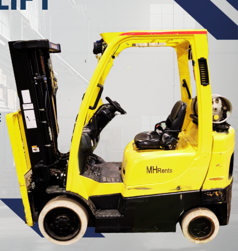 2013 HYSTER 5K CUSHION TIRE FORKLIFT