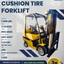 2014 YALE 7K CUSHION TIRE FORKLIFT