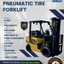 2015 YALE PNEUMATIC TIRE FORKLIFT