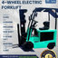 2015 MITSUBISHI 5K CUSHION TIRE FORKLIFT