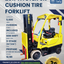 2017 HYSTER 5K CUSHION TIRE FORKLIFT