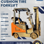 2018 DOOSAN 3.5K CUSHION TIRE FORKLIFT