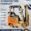 2018 DOOSAN 3.5K CUSHION TIRE FORKLIFT