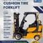 2018 YALE 5K CUSHION TIRE FORKLIFT