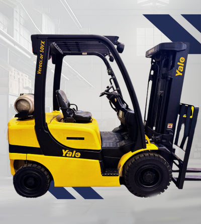 2015 YALE 5K PNEUMATIC TIRE FORKLIFT