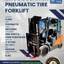 2019 DOOSAN 6K PNEUMATIC TIRE FORKLIFT