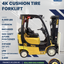 2020 YALE 4K CUSHION TIRE FORKLIFT