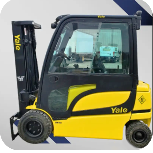 2011 YALE EE RATED 5K PNEUMATIC TIRE FORKLIFT