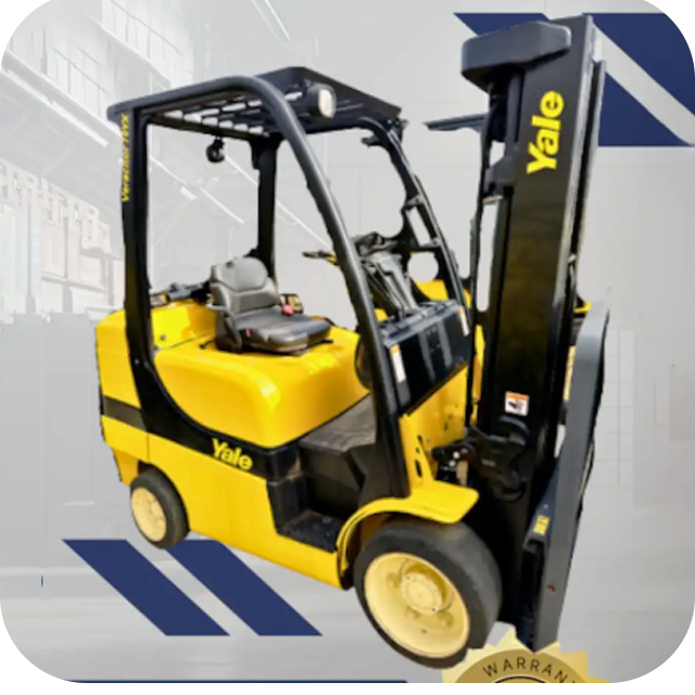 2014 YALE 7K CUSHION TIRE FORKLIFT