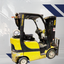 2017 YALE 5K CUSHION TIRE FORKLIFT