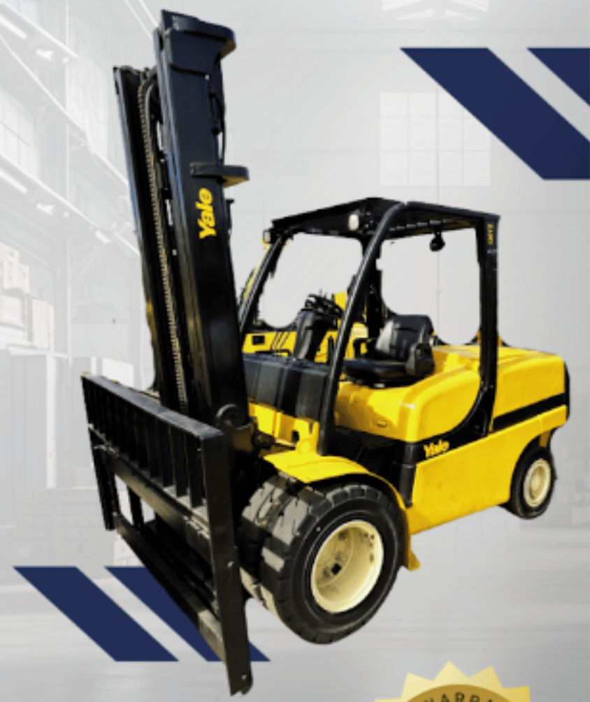 2008 YALE 12K PNEUMATIC TIRE FORKLIFT