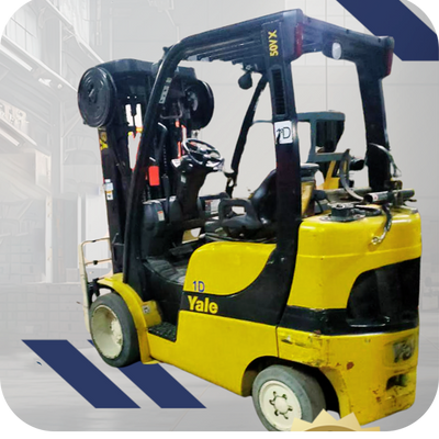 2010 YALE 5K CUSHION TIRE FORKLIFT