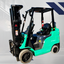 2017 MITSUBISHI 5K CUSHION TIRE FORKLIFT