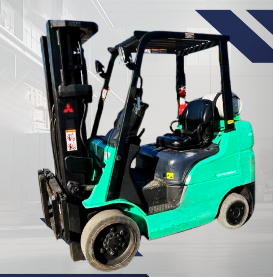 2017 MITSUBISHI 5K CUSHION TIRE FORKLIFT