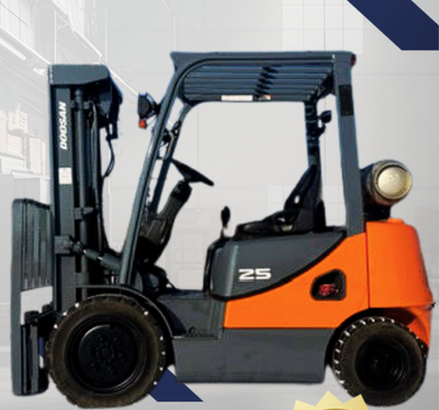 2013 DOOSAN 5K PNEUMATIC TIRE FORKLIFT