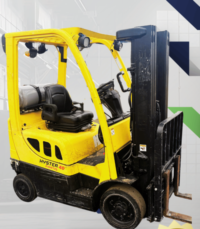 2013 HYSTER 4K CUSHION TIRE FORKLIFT