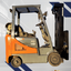 2018 DOOSAN 3.5K CUSHION TIRE FORKLIFT